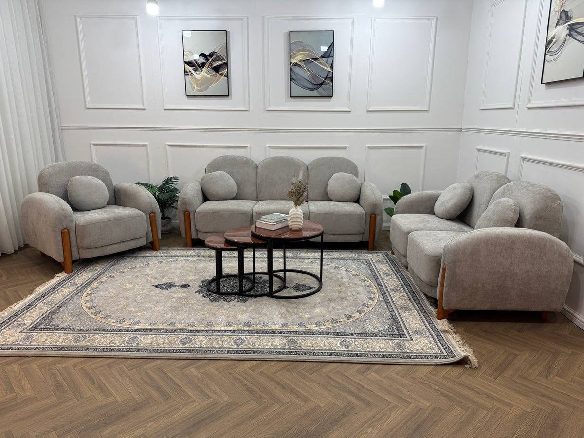 Daffodil Sofa Set – Modern 3+2+1 Living Room Sofa Collection
