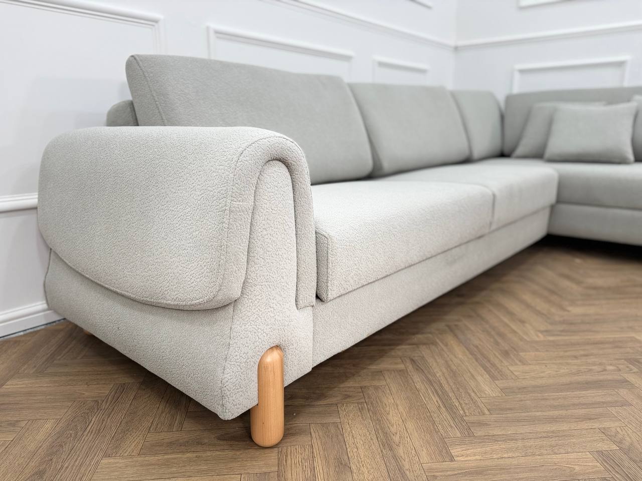 Lavender Corner Sofa bed storage