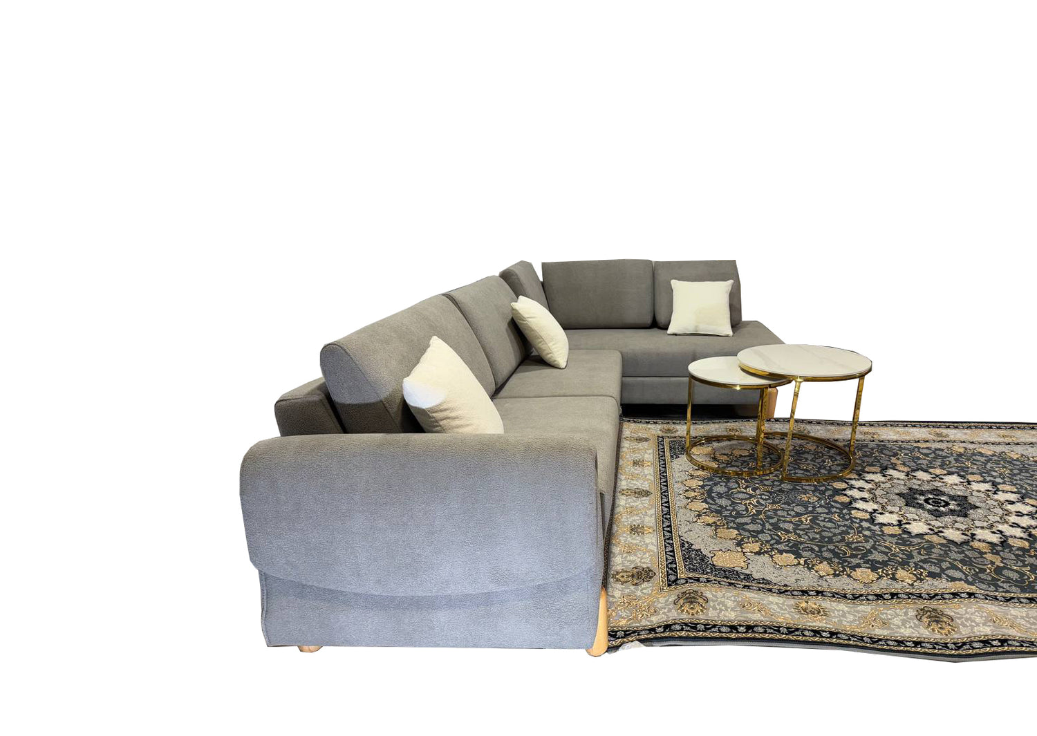 Lavender Corner Sofa bed storage