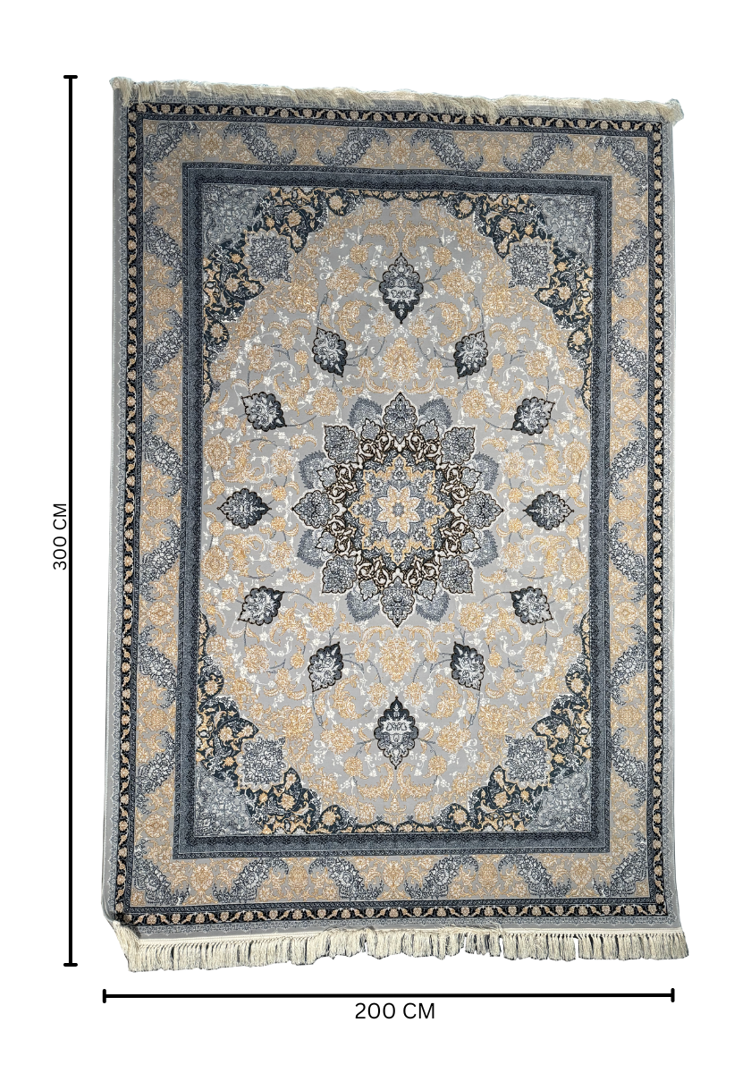 Rumi Persian Rug – Luxury Traditional Medallion Design | QRF 107