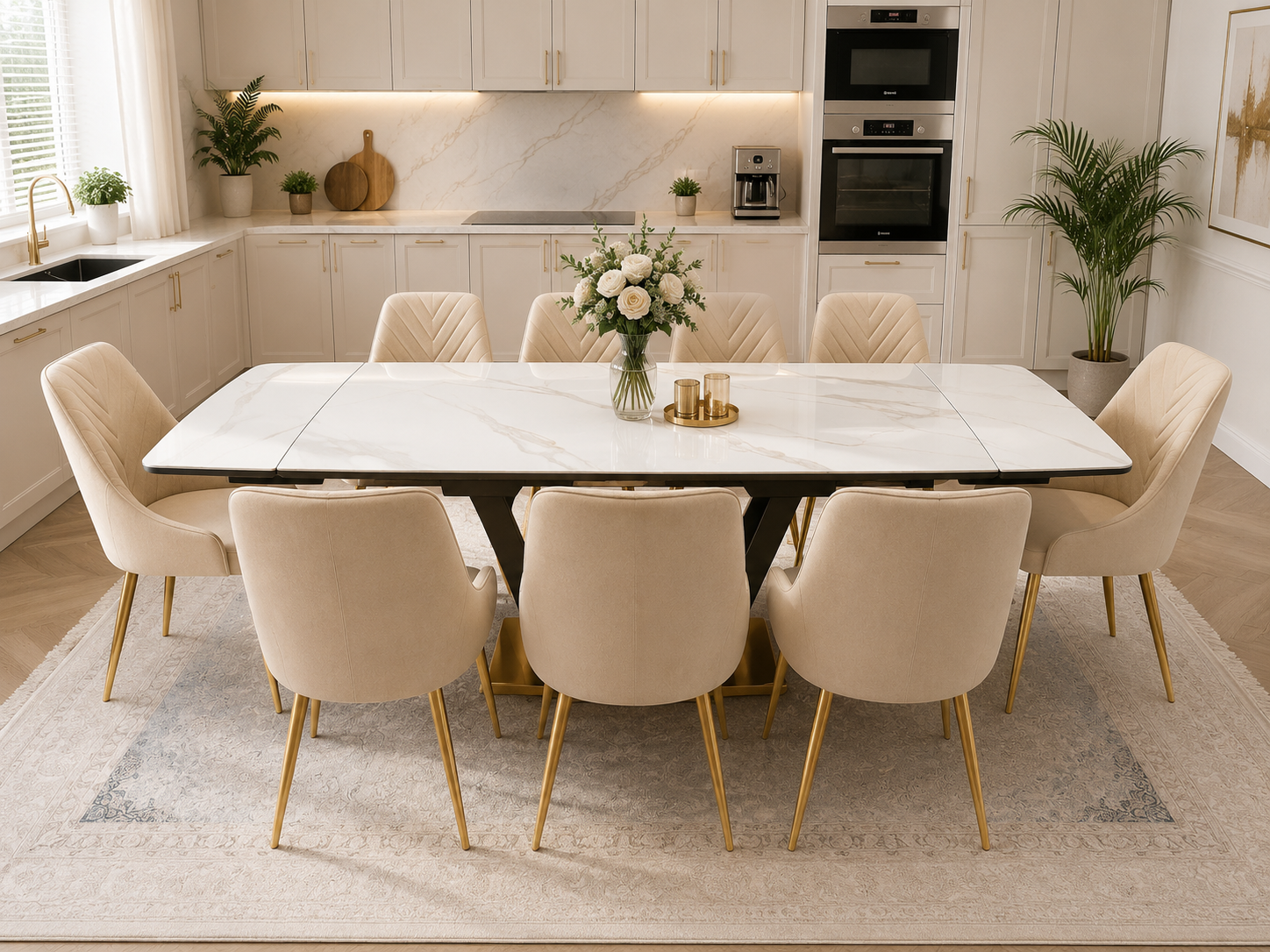 Paris Extend Dining Table Set