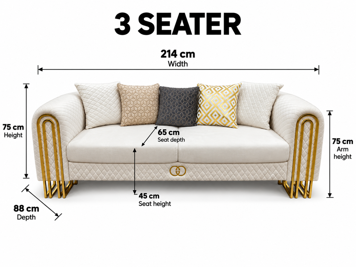 Lilac Luxury Sofa Set