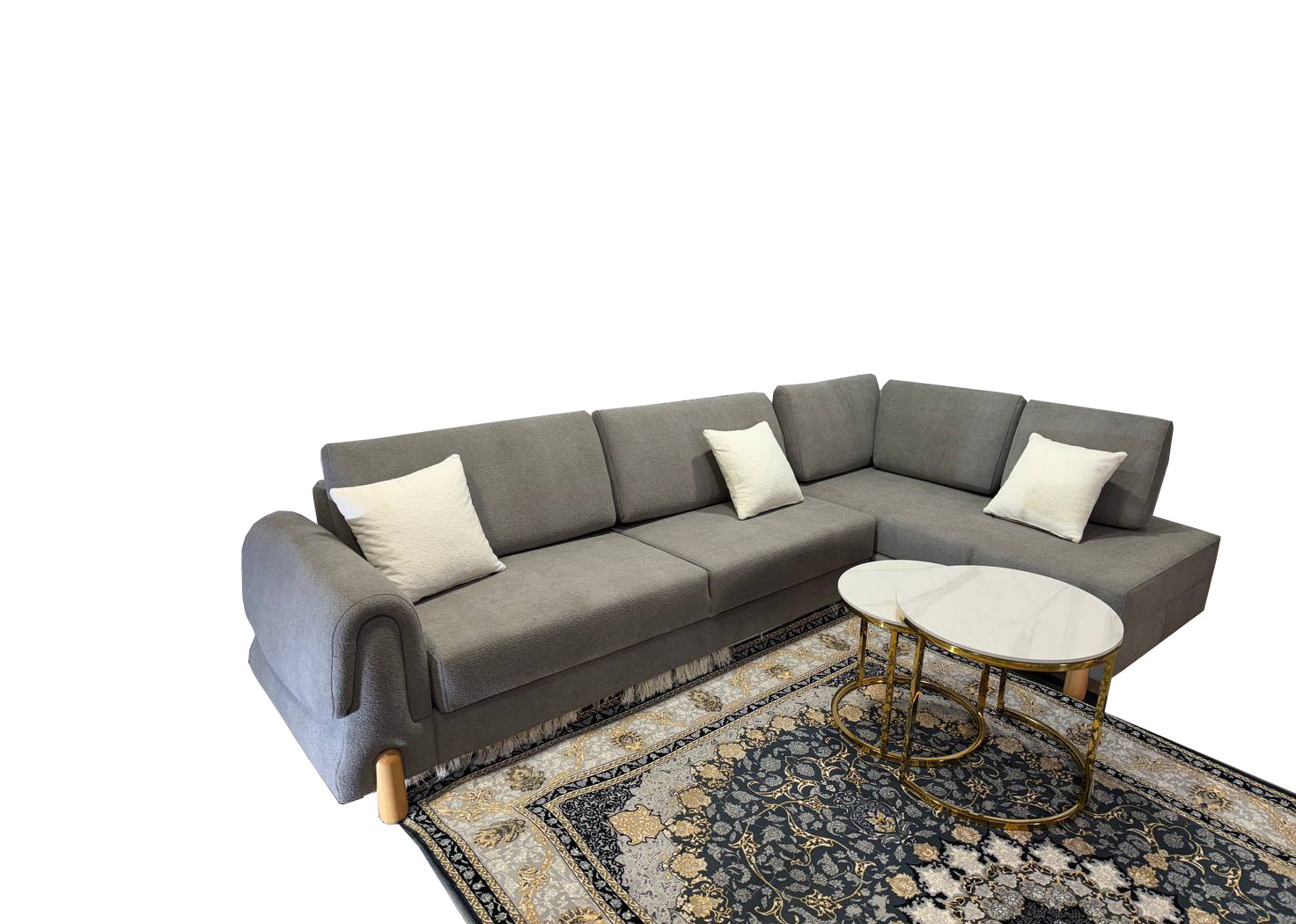 Lavender Corner Sofa bed storage