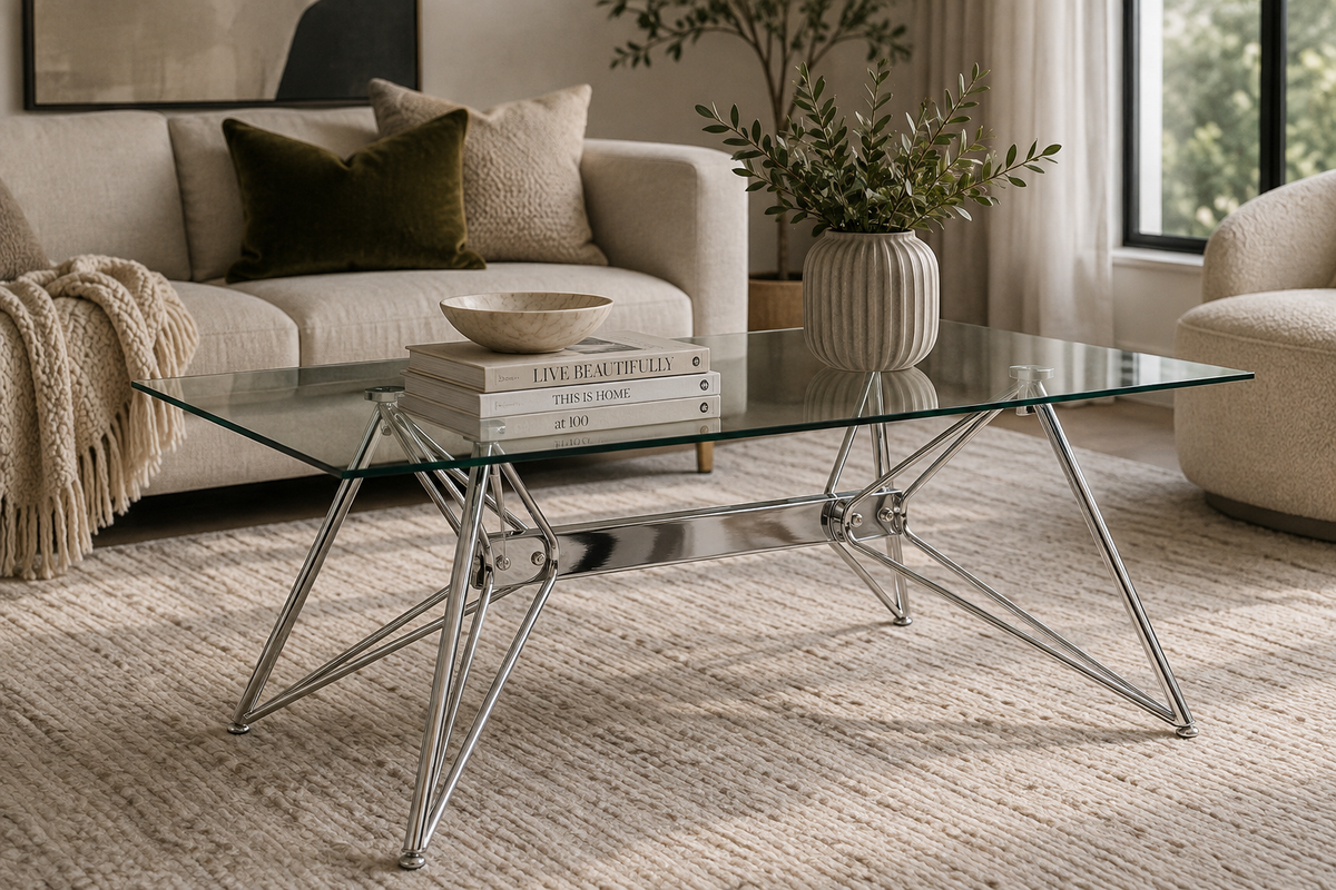 Rosy Brown Leora Coffee Table