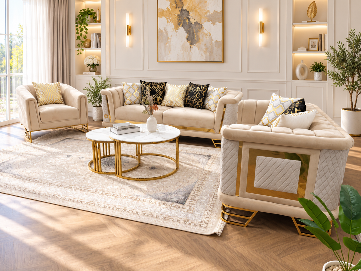 Rose Sofa Set
