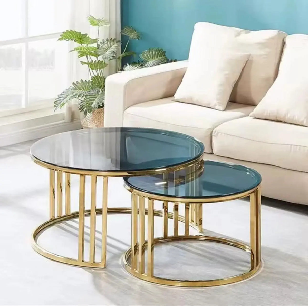 Gold London Luxury Living Collection Q&P Furniture