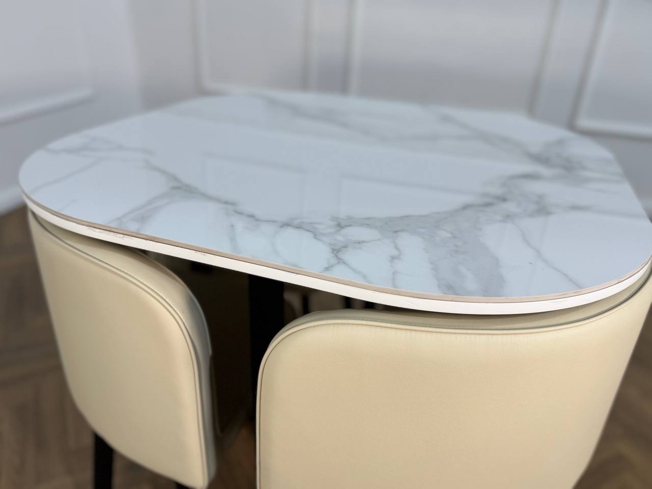 Oliver Nesting Dining Table set Square 3