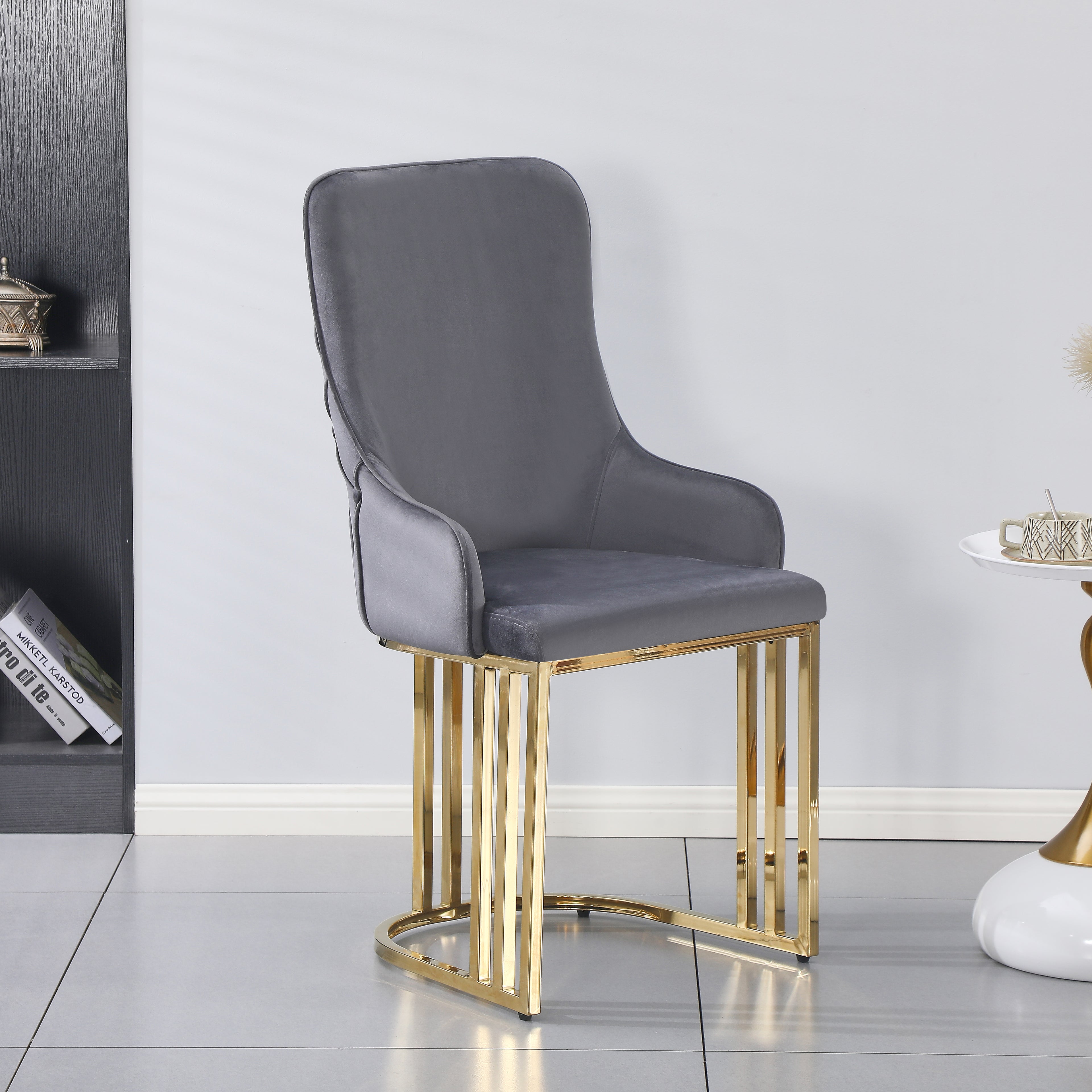 Bentley Dining Chair - Gold Base