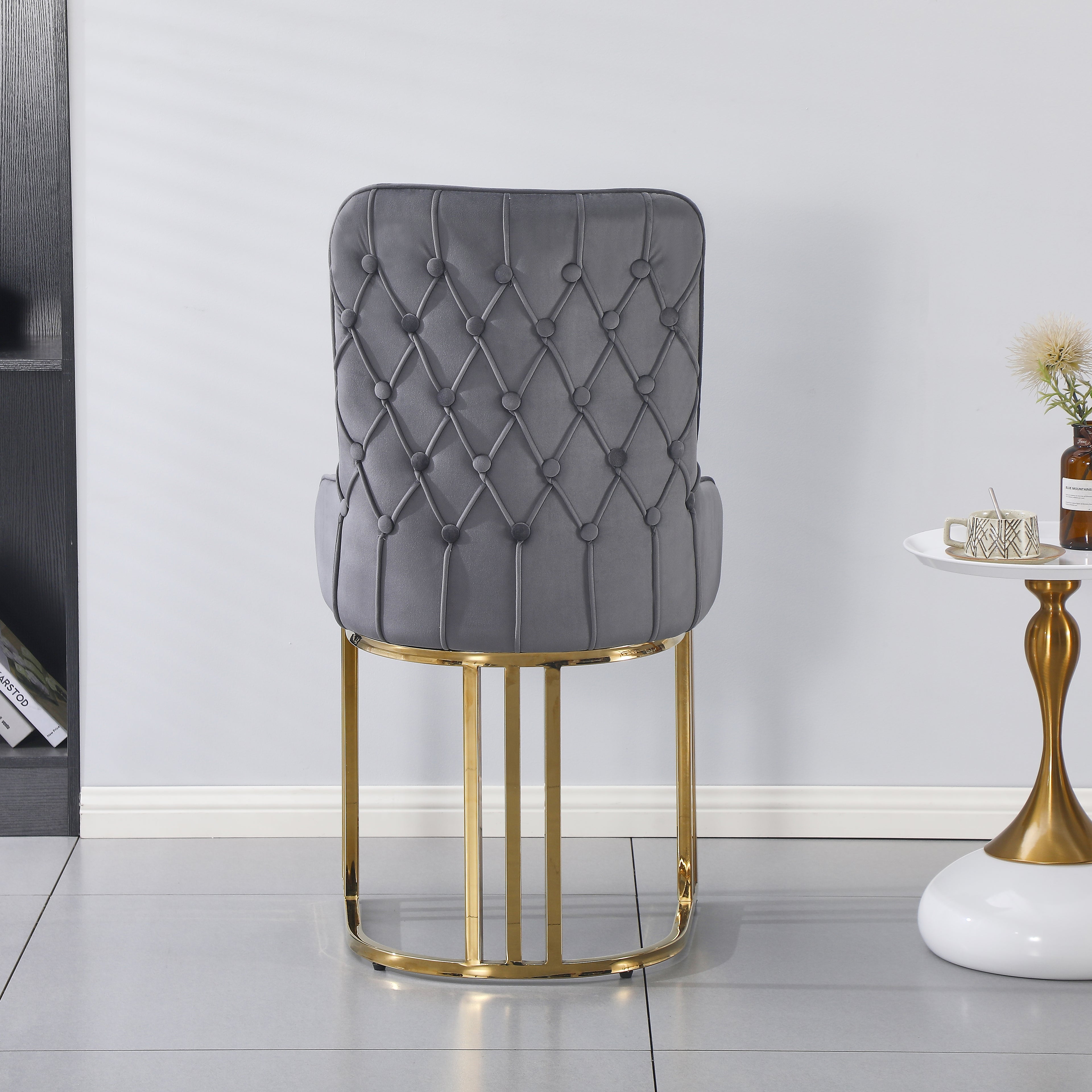 Bentley Dining Chair - Gold Base