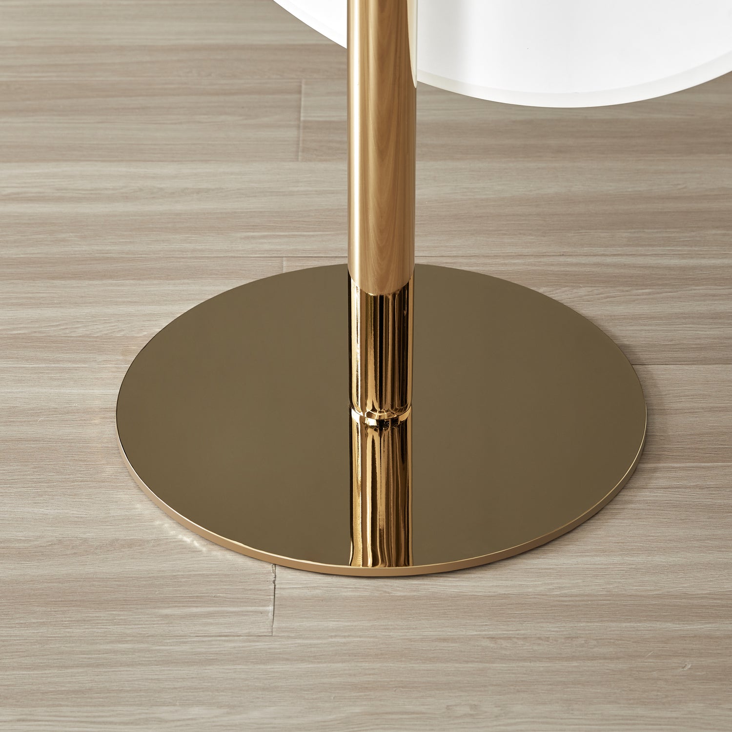 Luxe Round Dining Table Gold