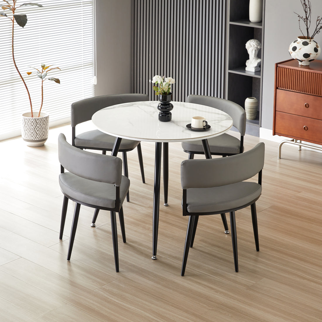 Oliver Nesting Dining Table set Round
