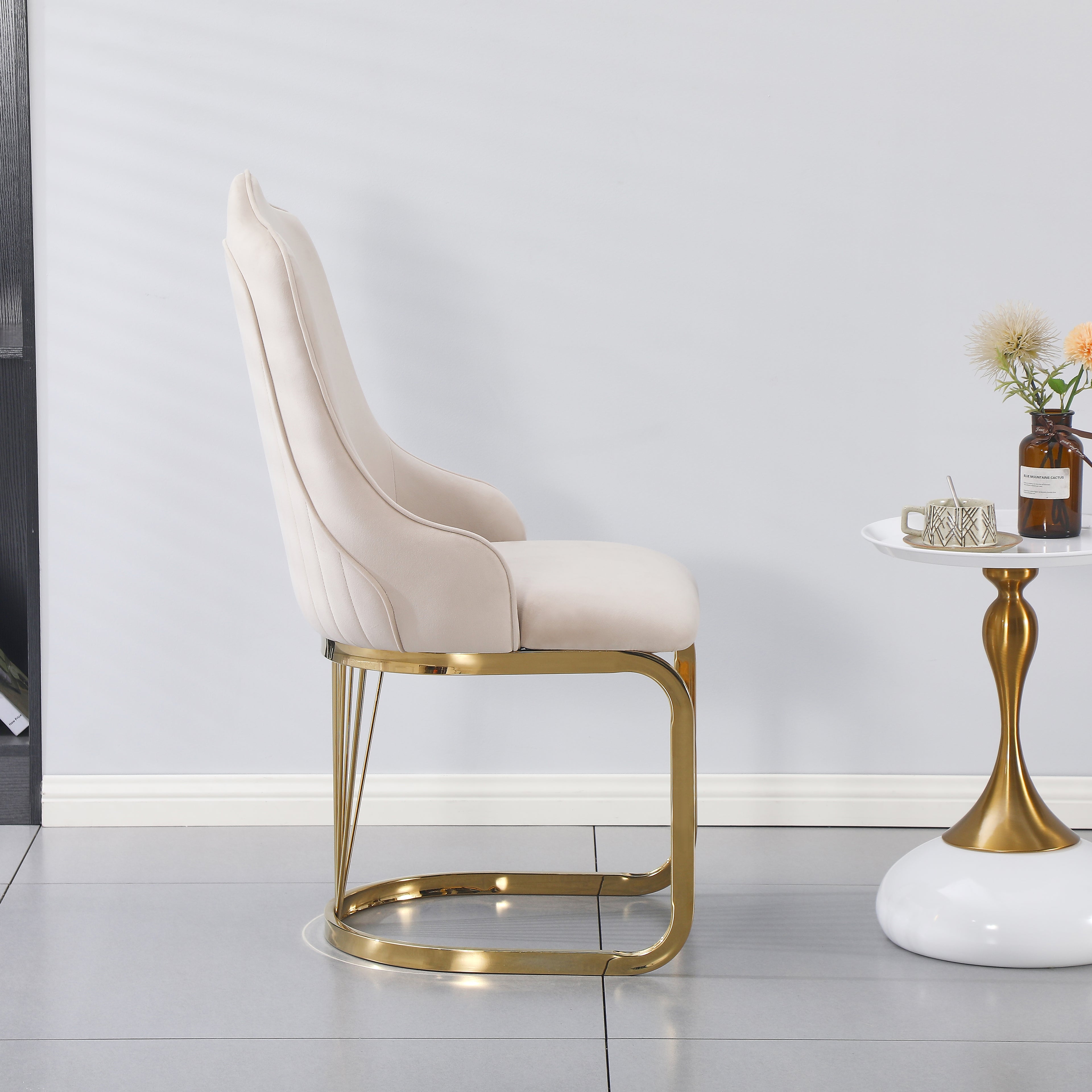 King Dining Chair - Gold Base