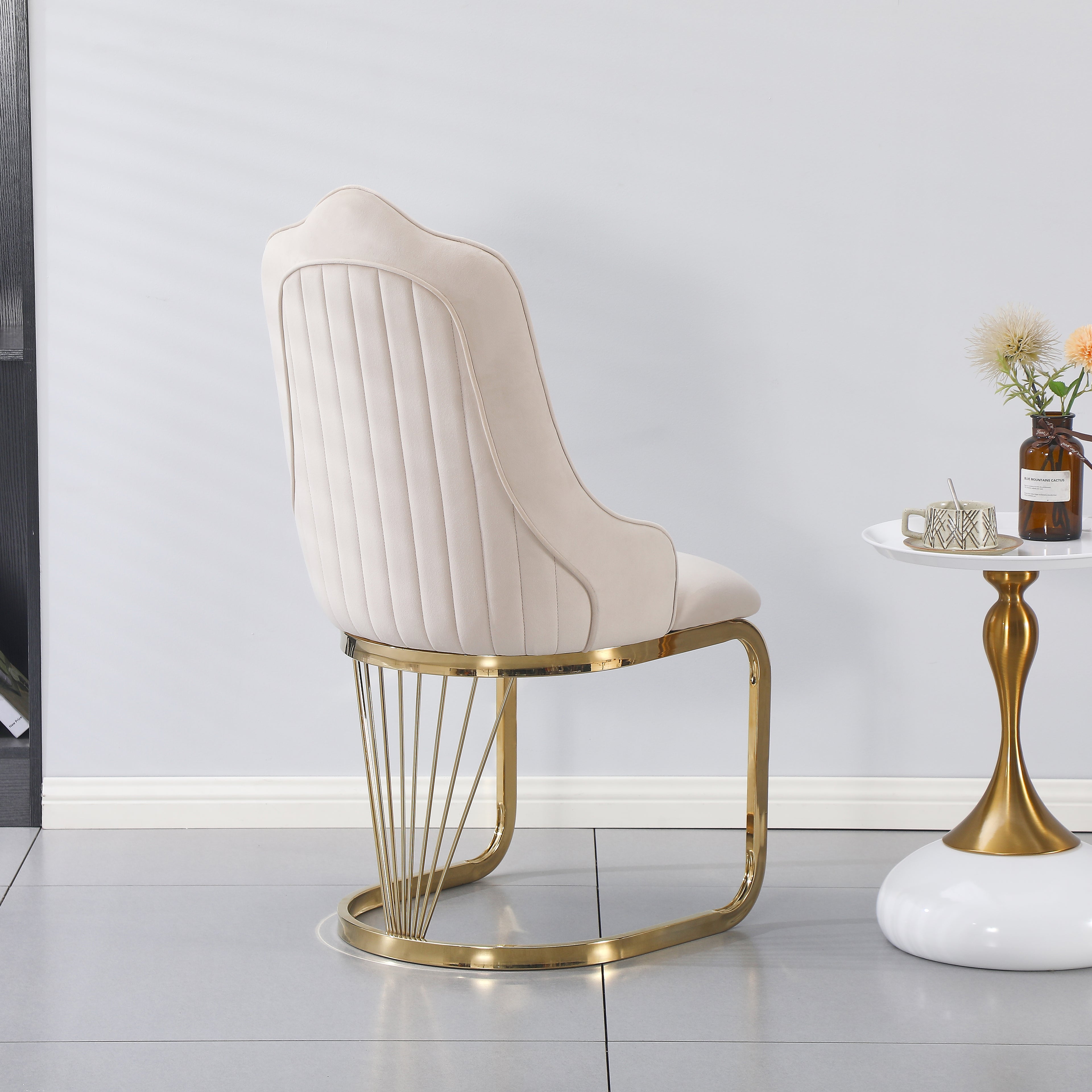 King Dining Chair - Gold Base