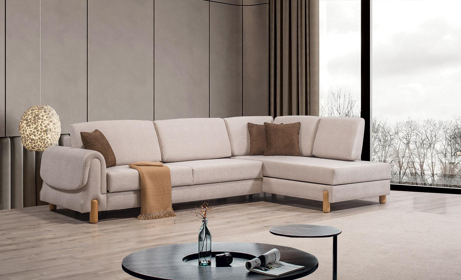 Lavender Corner Sofa bed storage