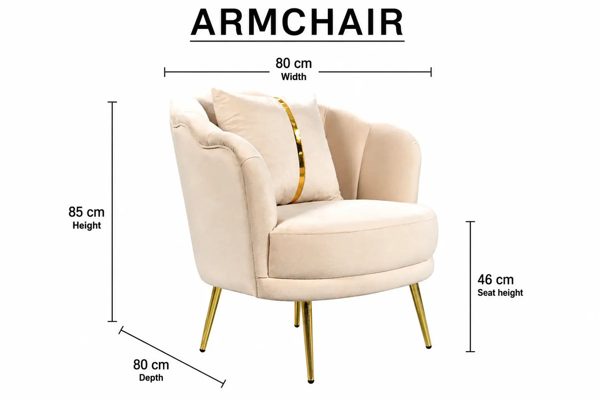 Gold London Luxury Living Collection Q&P Furniture