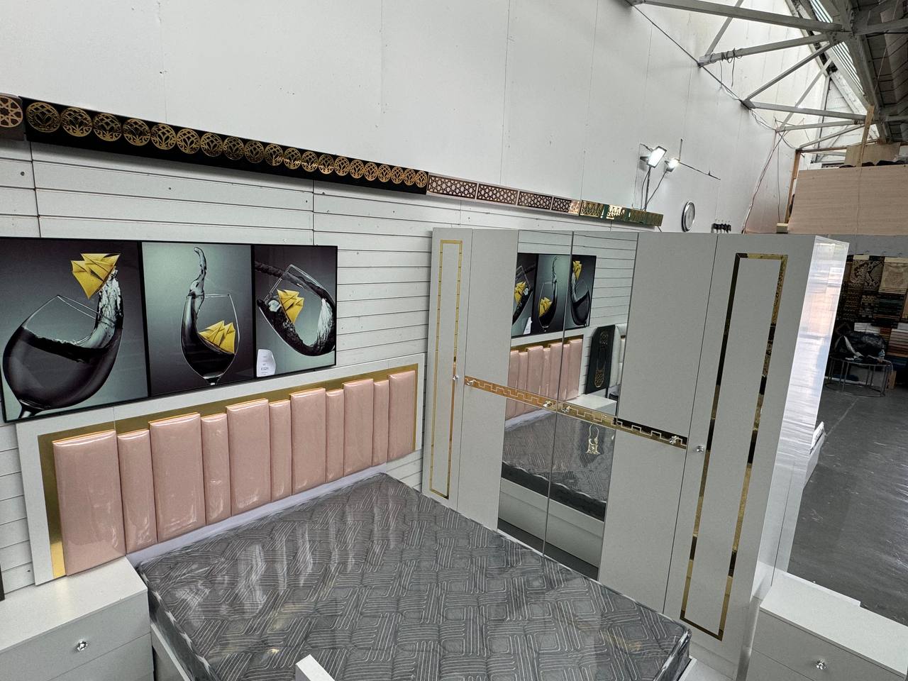 Upgrade your bedroom with the luxurious Q&P Furniture Dubai Bedroom Set. Elegant design, ample storage, and premium comfort make it a perfect choice for modern living.