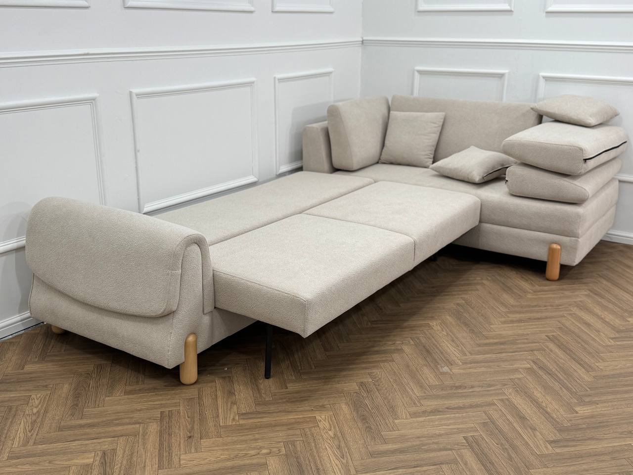 Lavender Corner Sofa bed storage