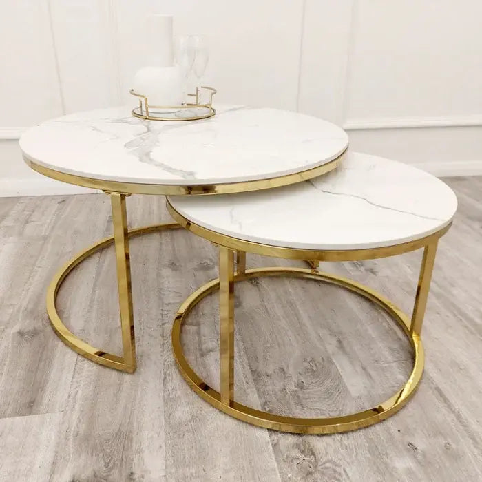 Gold London Luxury Living Collection Q&P Furniture