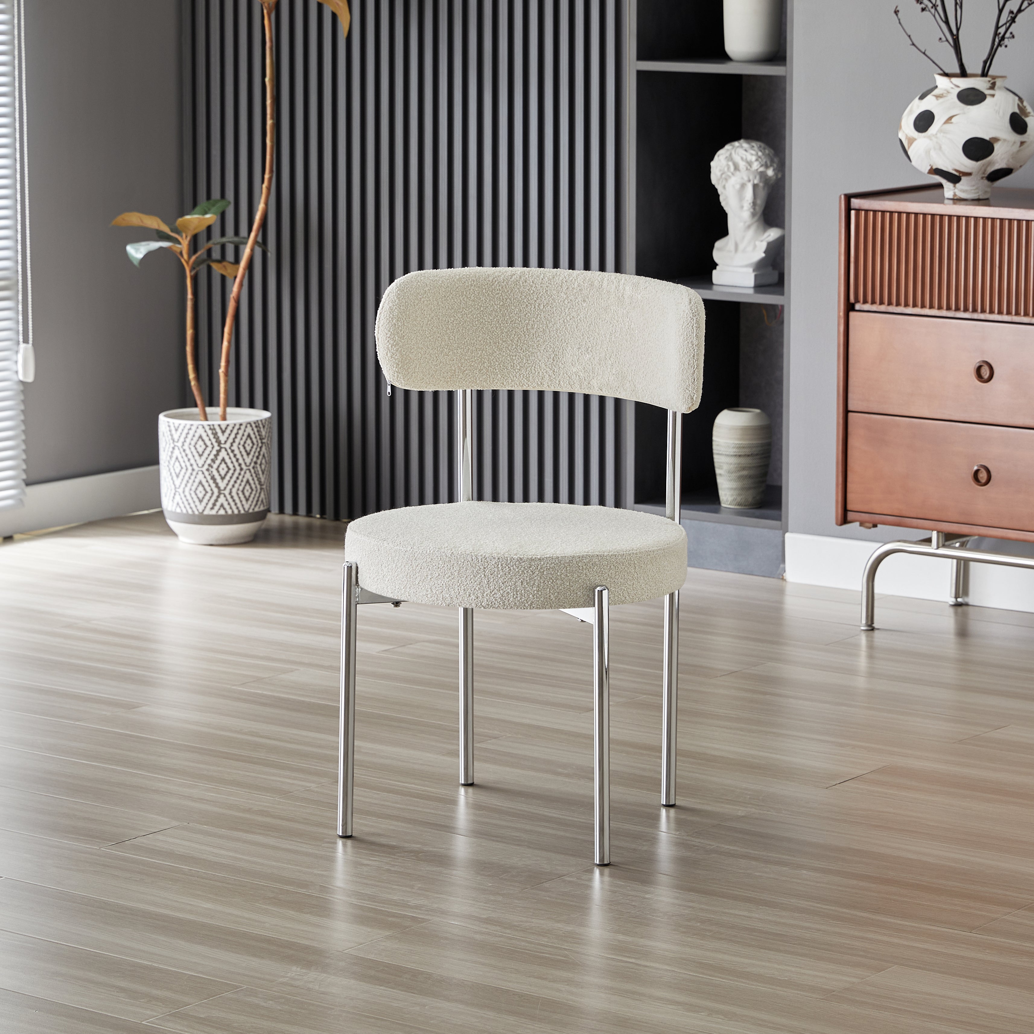 Luxe Dining Chair - Silver