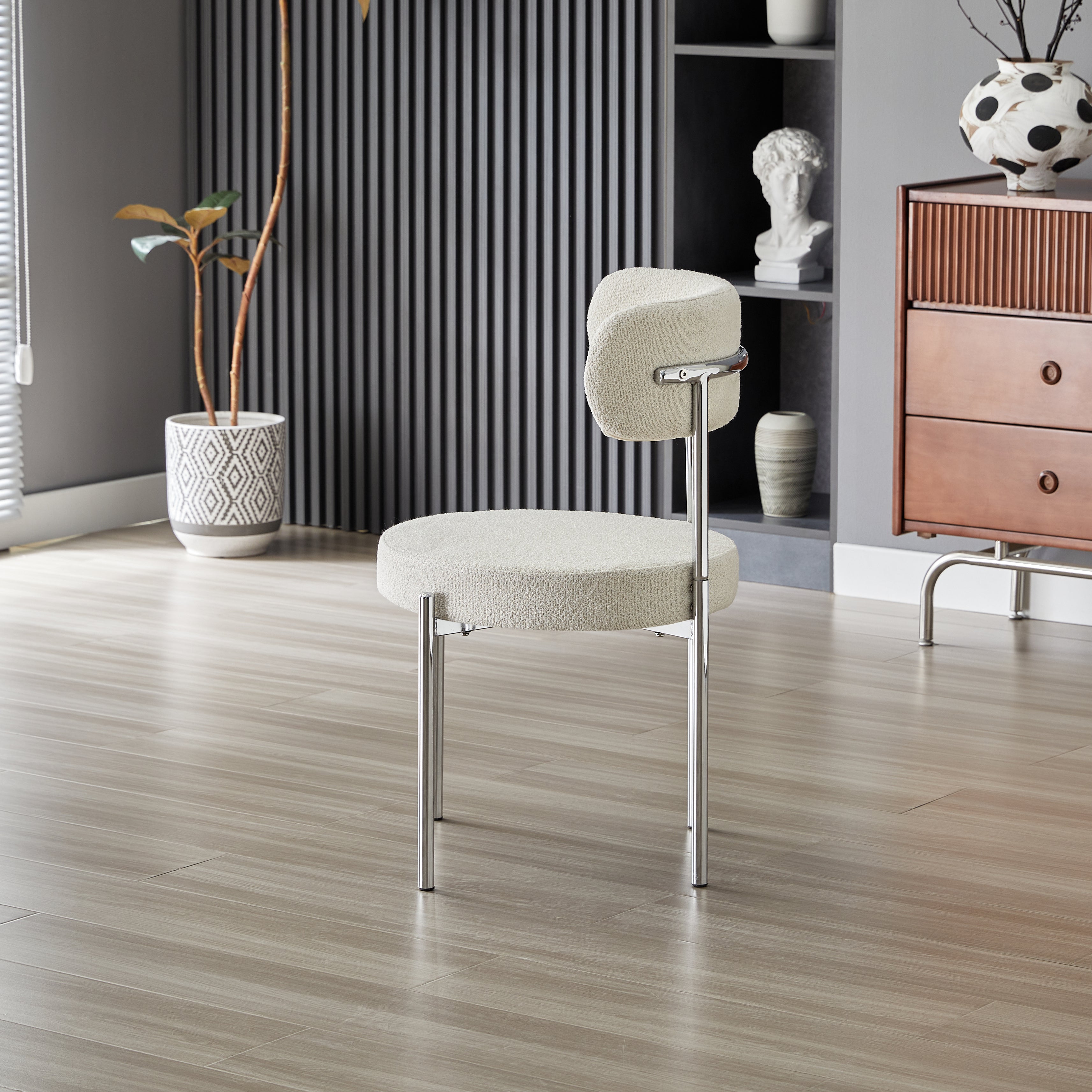 Luxe Dining Chair - Silver