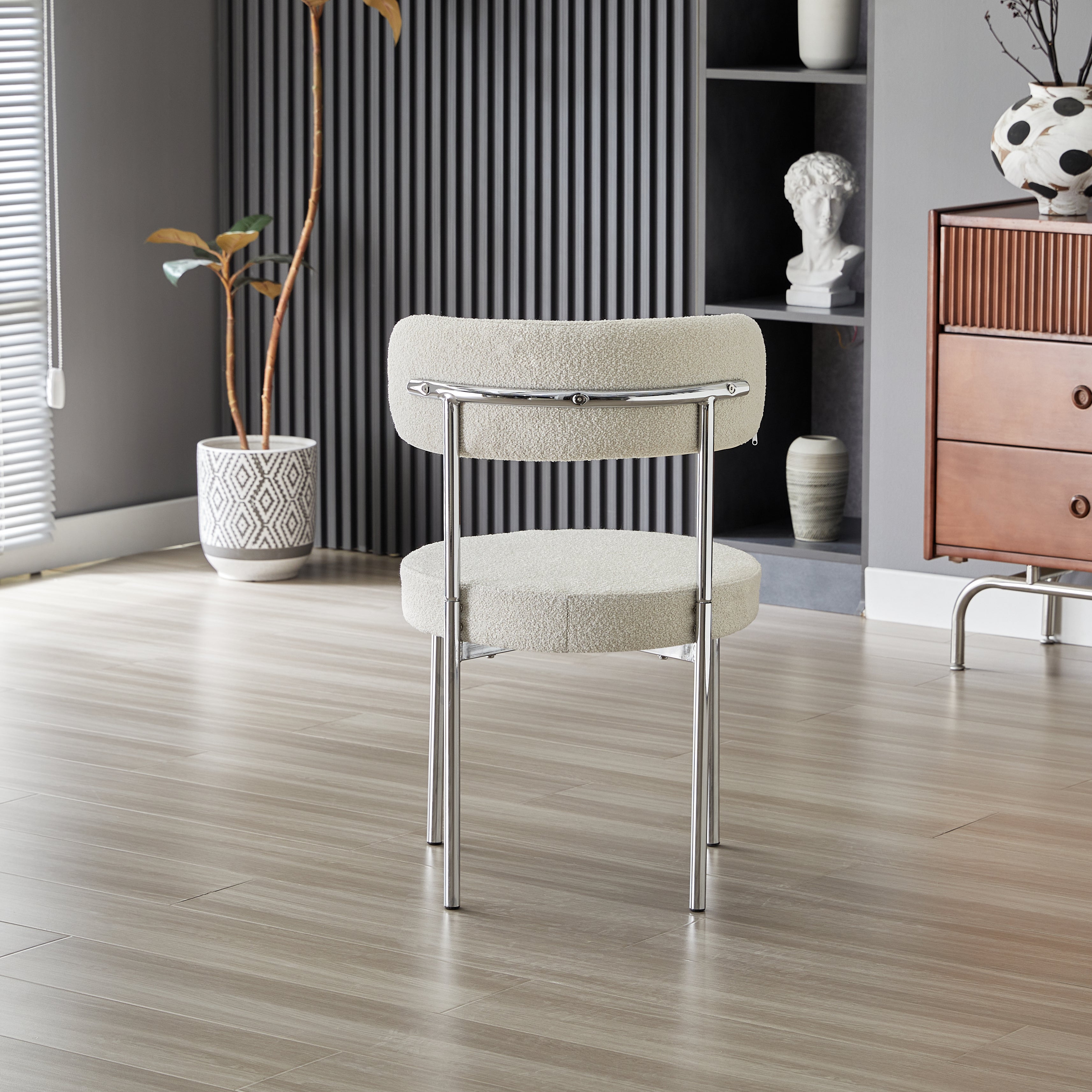 Luxe Dining Chair - Silver