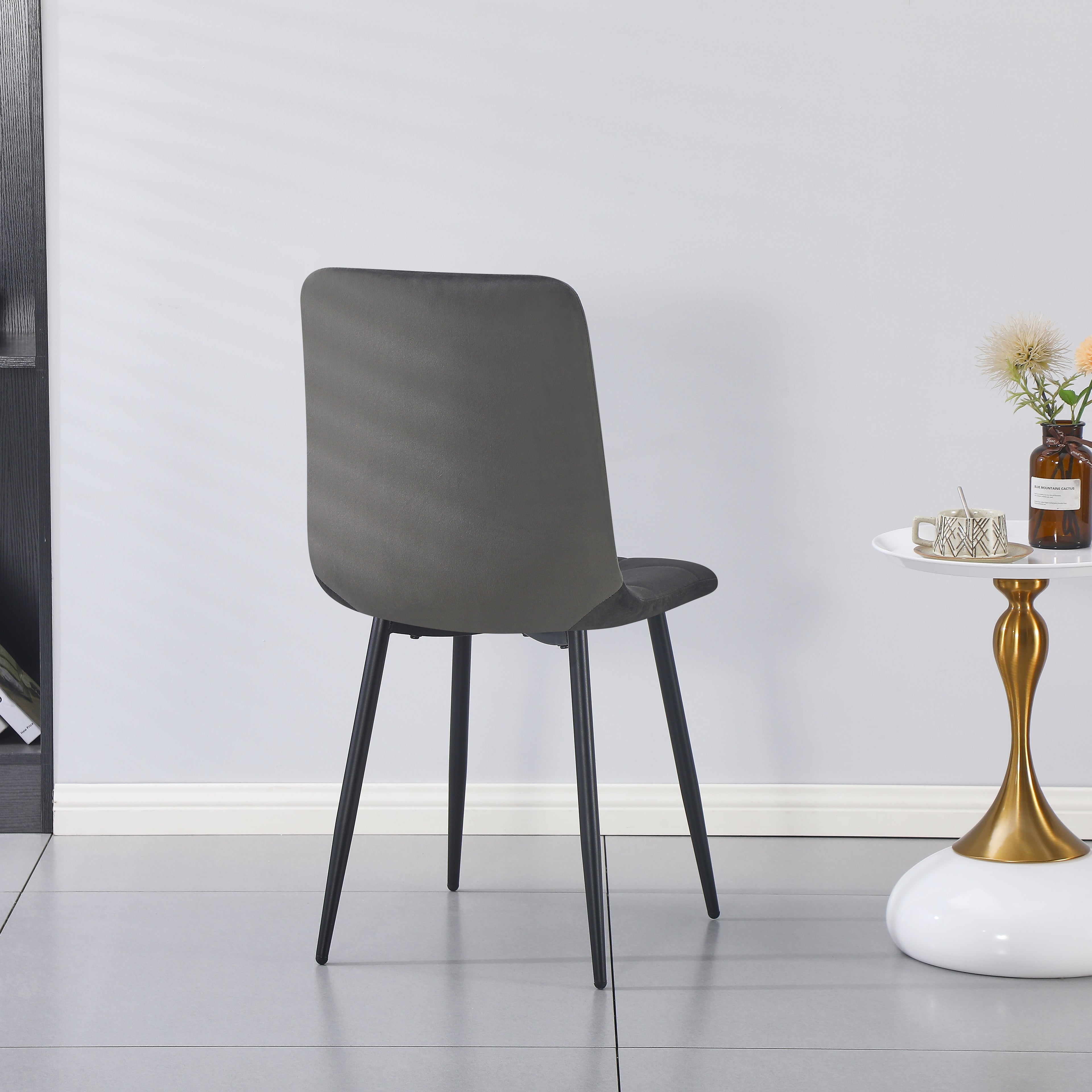 LUNA DINING CHAIR-DARK GREY