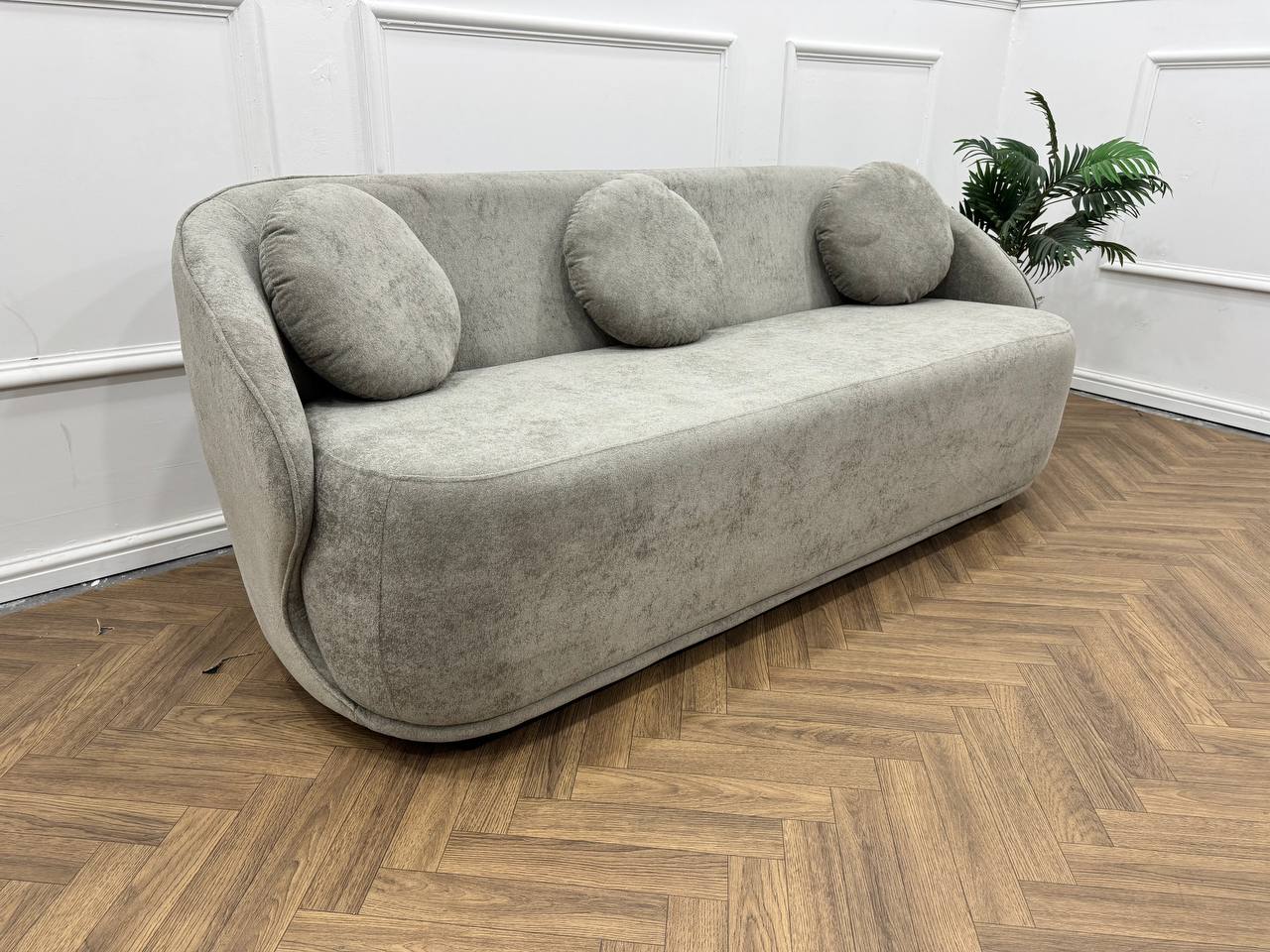 Q & P Furniture Luna Sofa Set with plush upholstered seats and modern design, shown in a stylish living room setting.