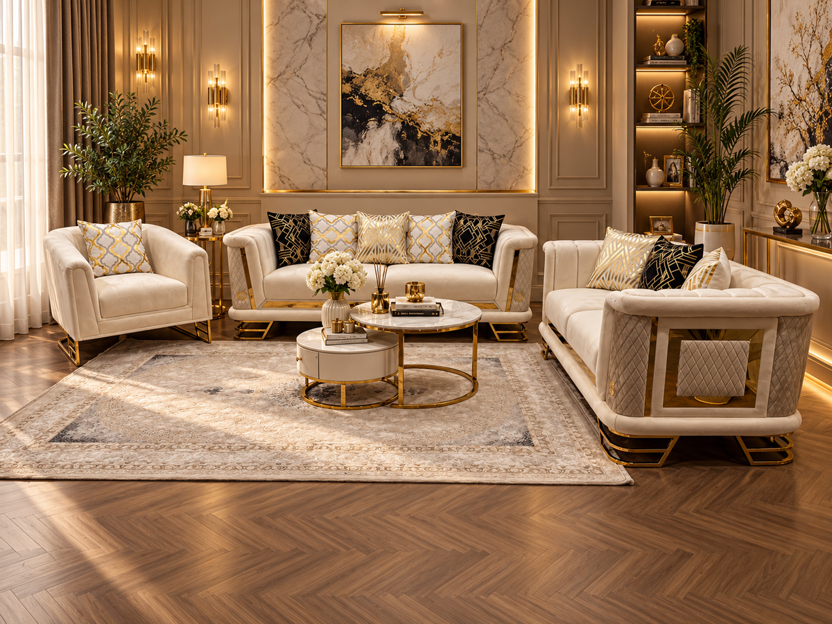 Rose Sofa Set