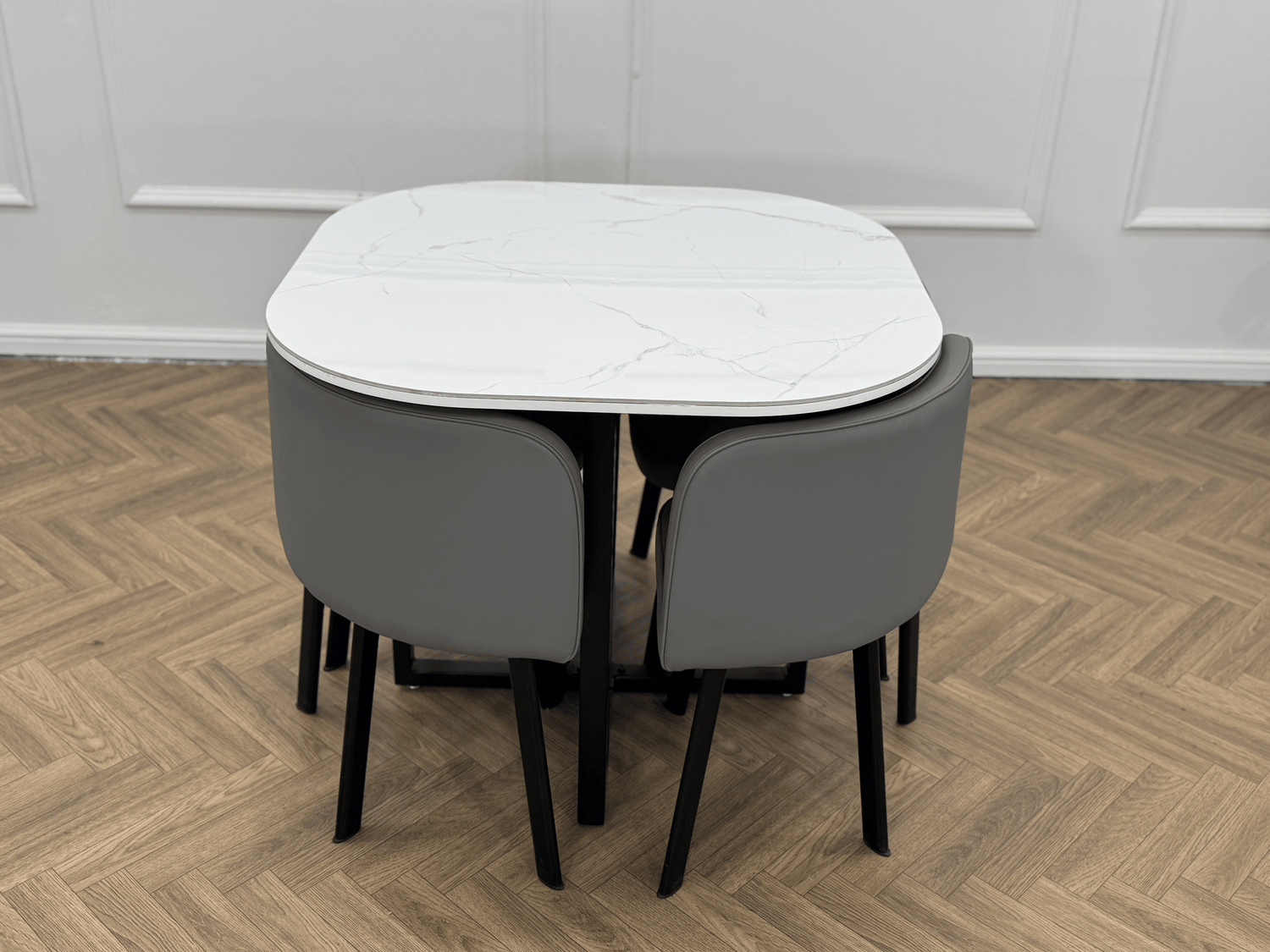 Oliver Nesting Dining Table set Square 2