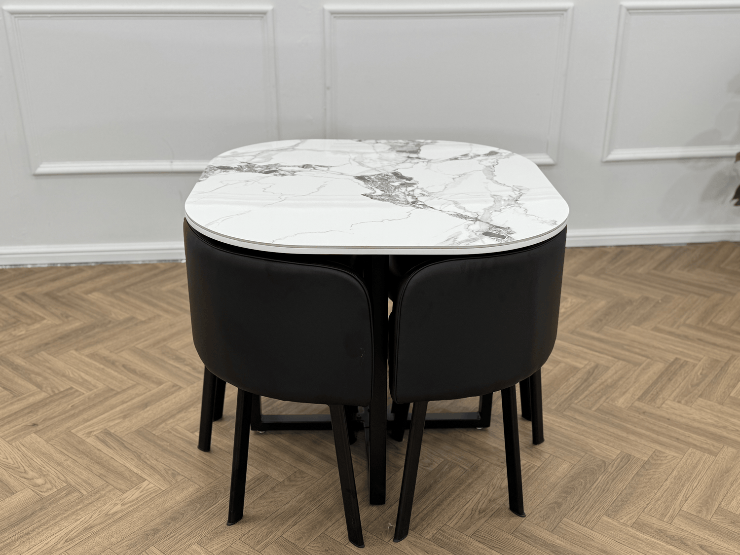 Oliver Nesting Dining Table set Square 1