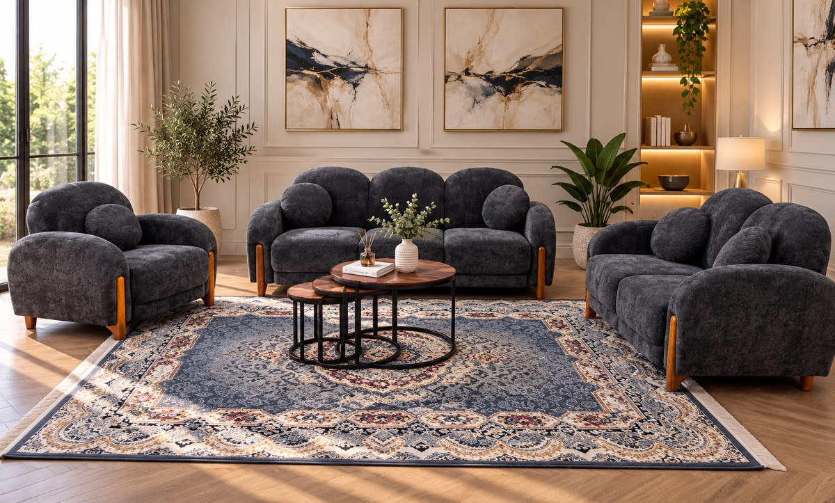 Daffodil Sofa Set – Modern 3+2+1 Living Room Sofa Collection