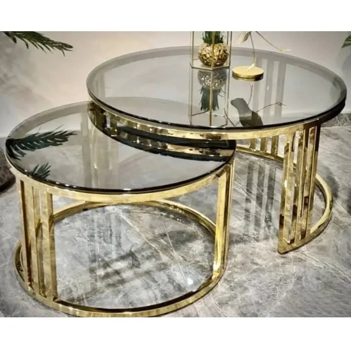 Gold London Luxury Living Collection Q&P Furniture