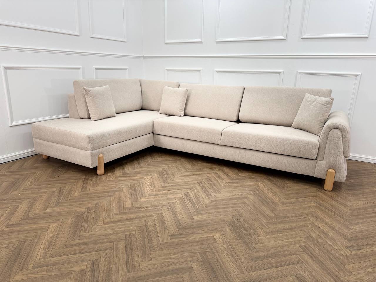 Lavender Corner Sofa bed storage