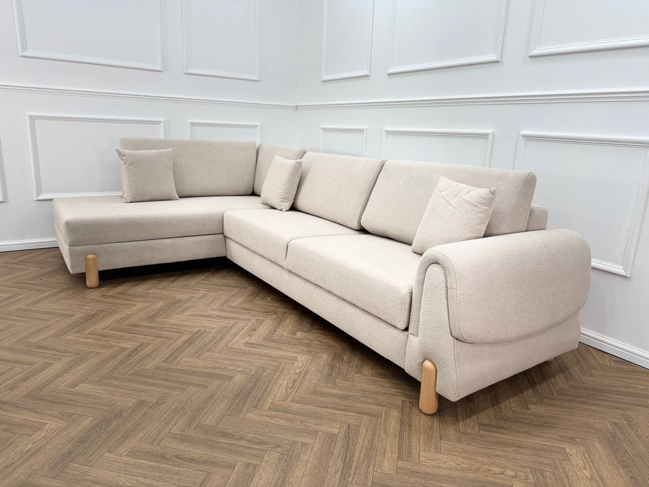 Lavender Corner Sofa bed storage