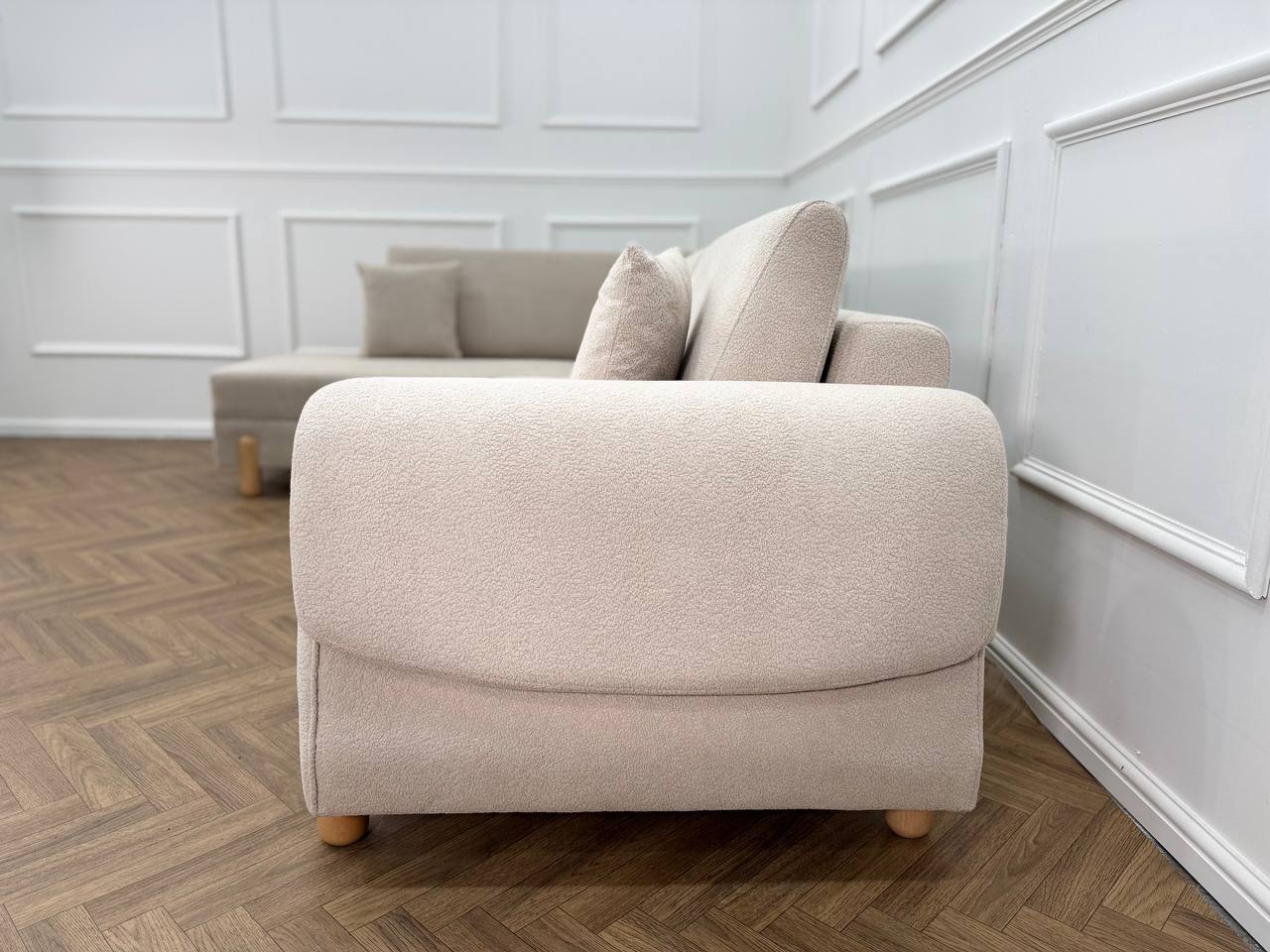 Lavender Corner Sofa bed storage