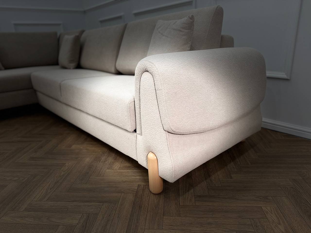 Lavender Corner Sofa bed storage