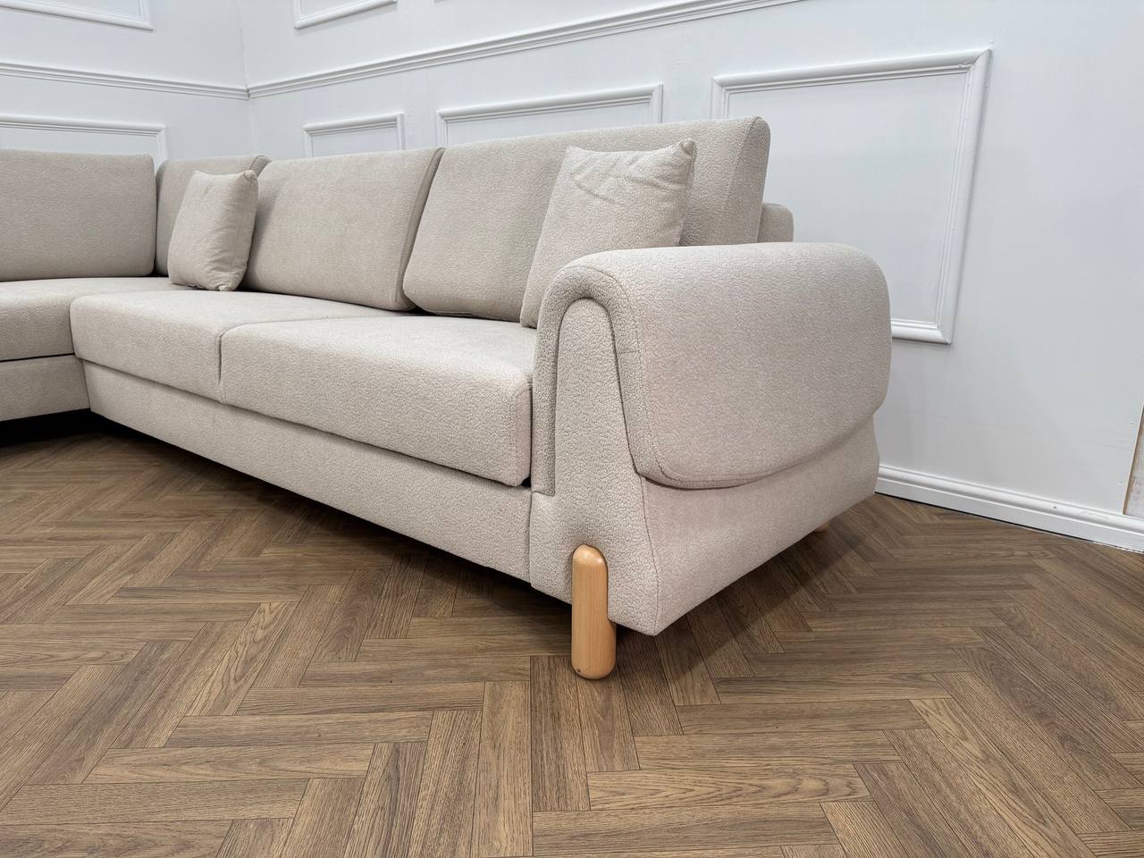 Lavender Corner Sofa bed storage