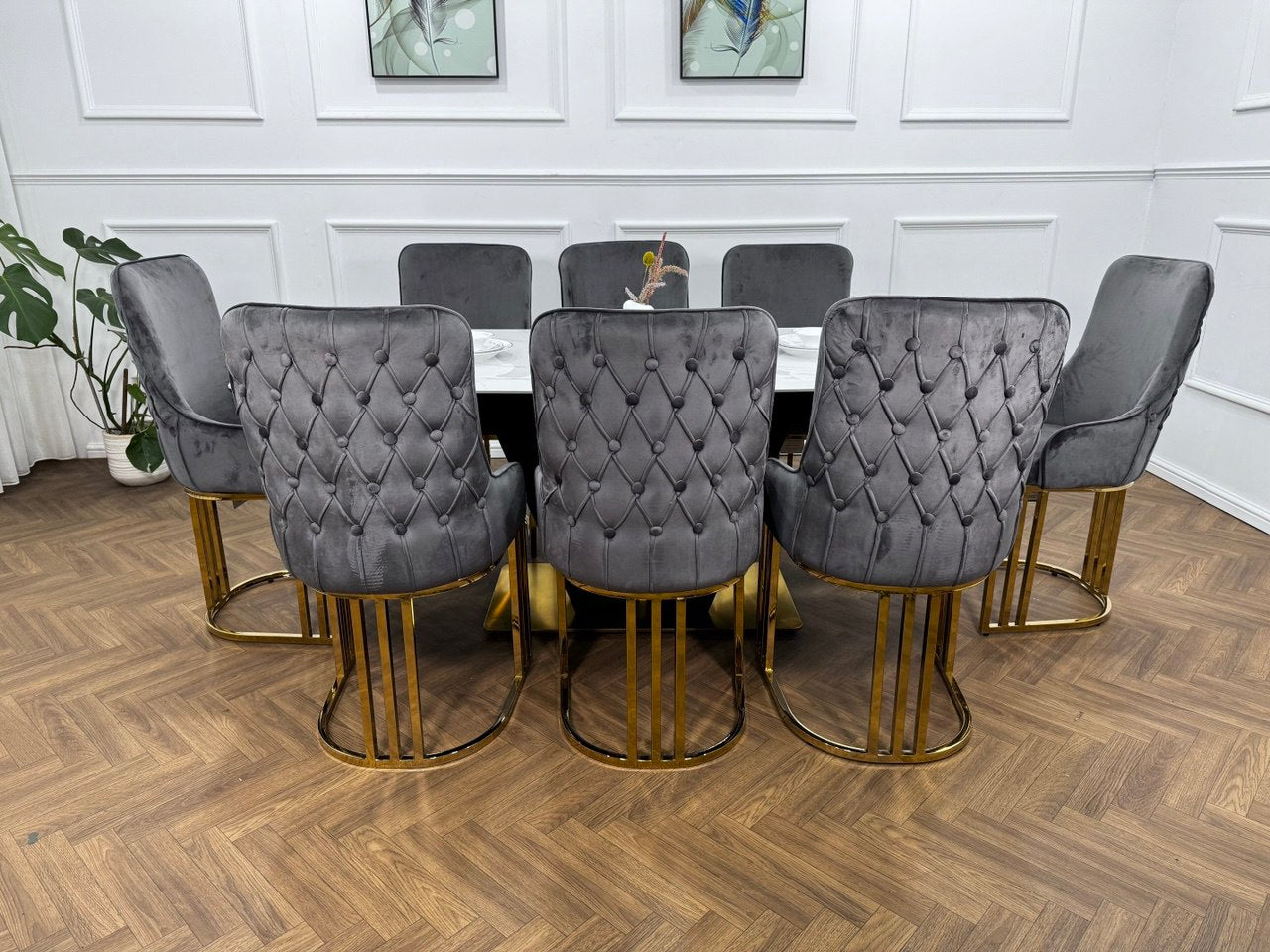 Lumia Extendable Dining Table Set