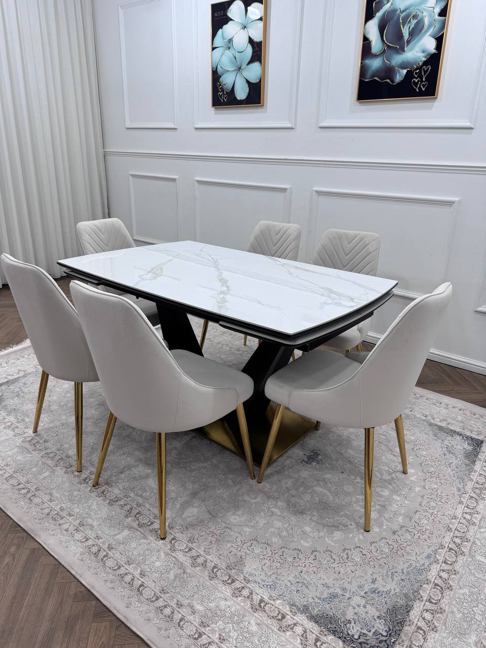 Paris Extend Dining Table Set