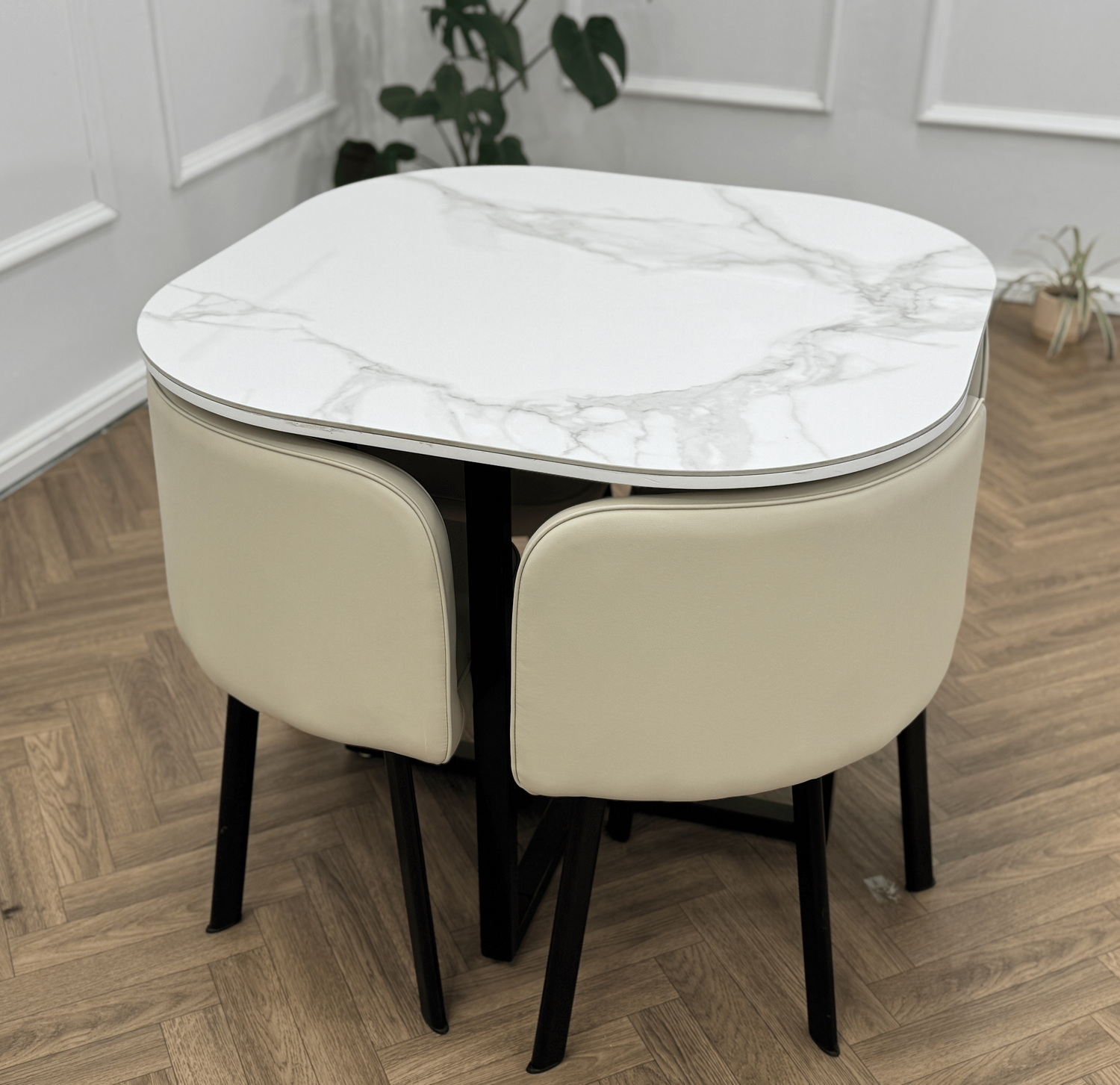 Oliver Nesting Dining Table set Square 3