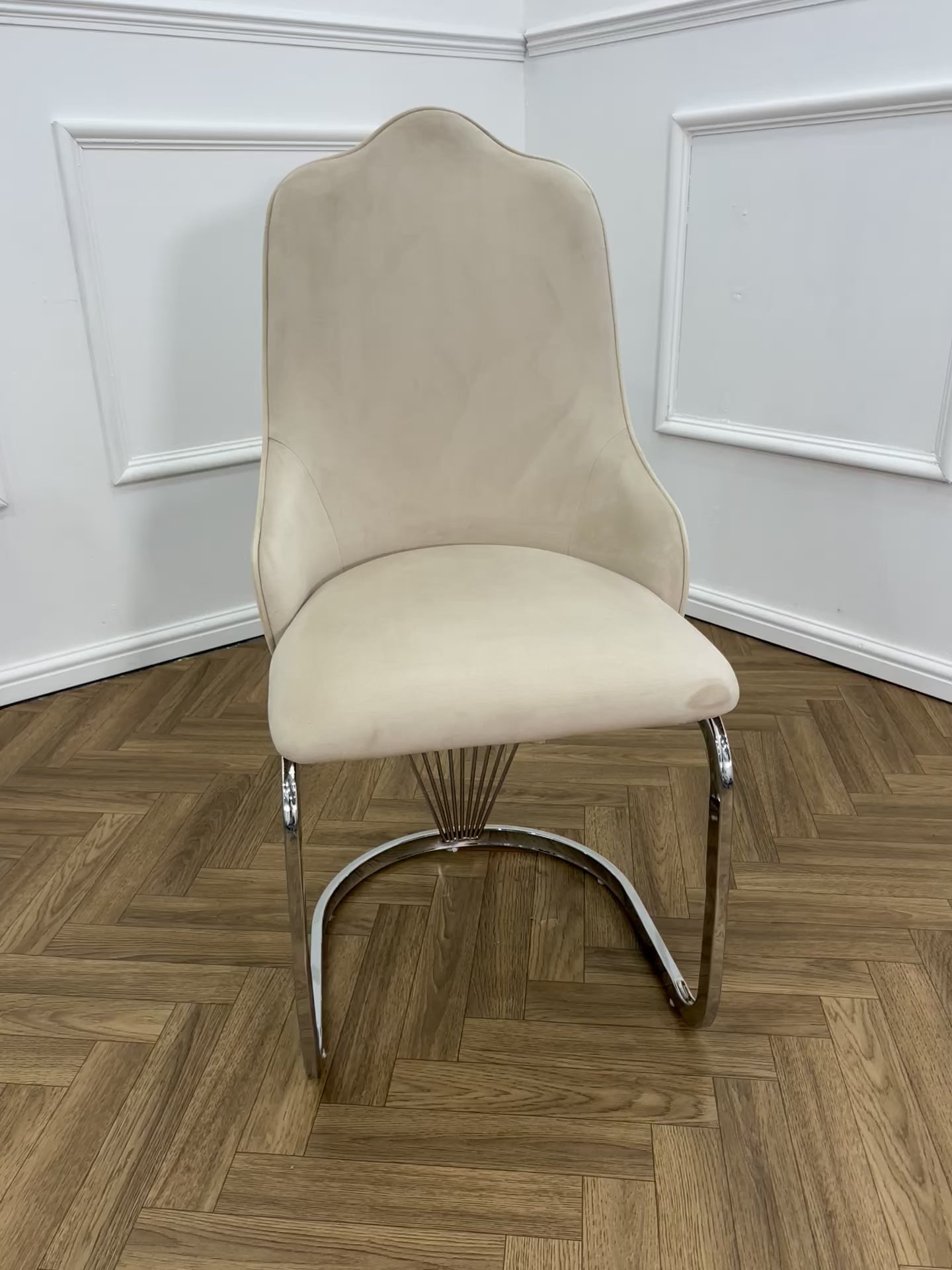 King Dining Chair - Silver Base