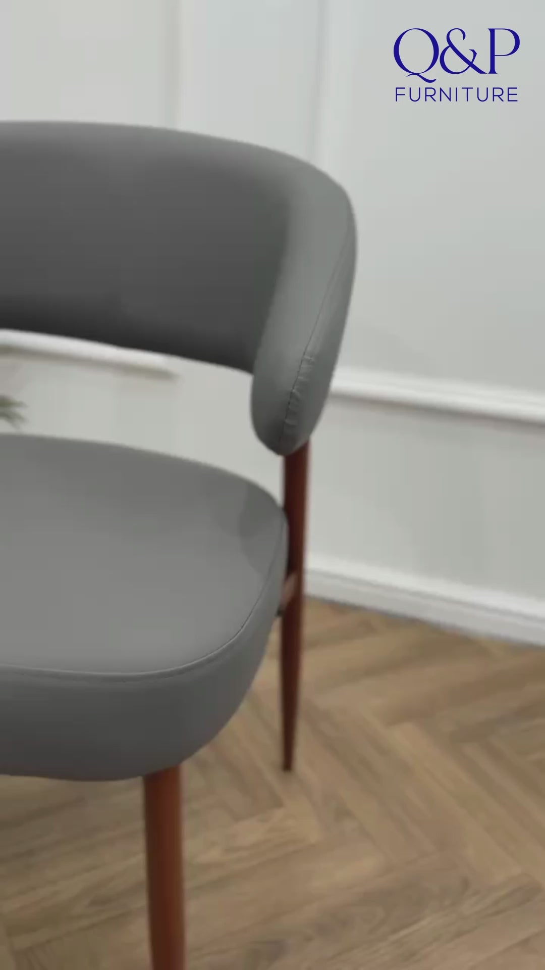 Mila Dining Chair-DArk grey