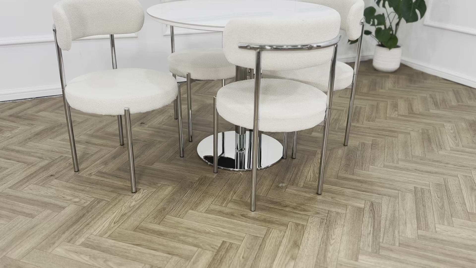 Luxe Dining Chair - Silver