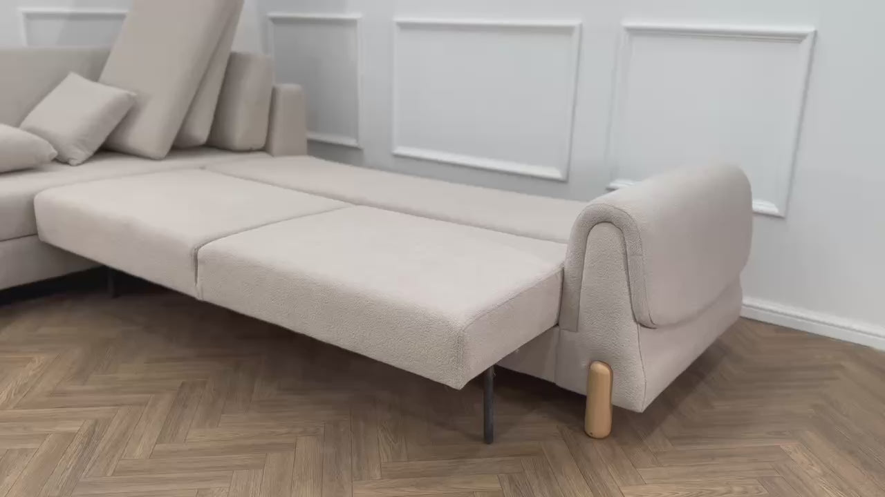 Lavender Corner Sofa bed storage