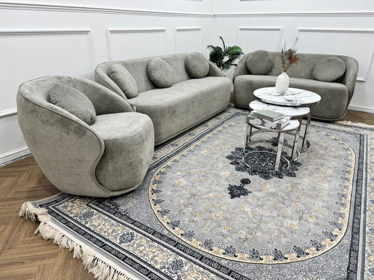 Luna Curved Sofa Q & P furniture