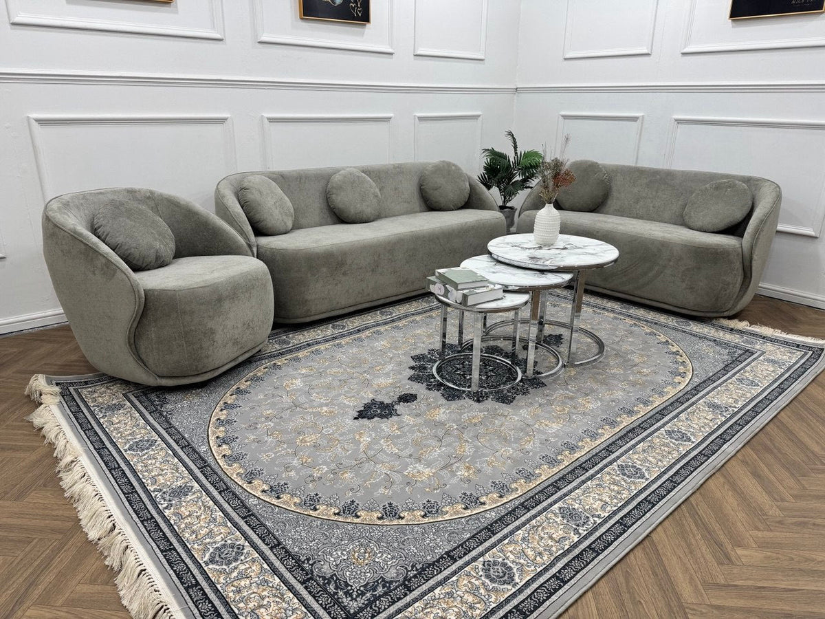 Luna Curved Sofa Q & P furniture