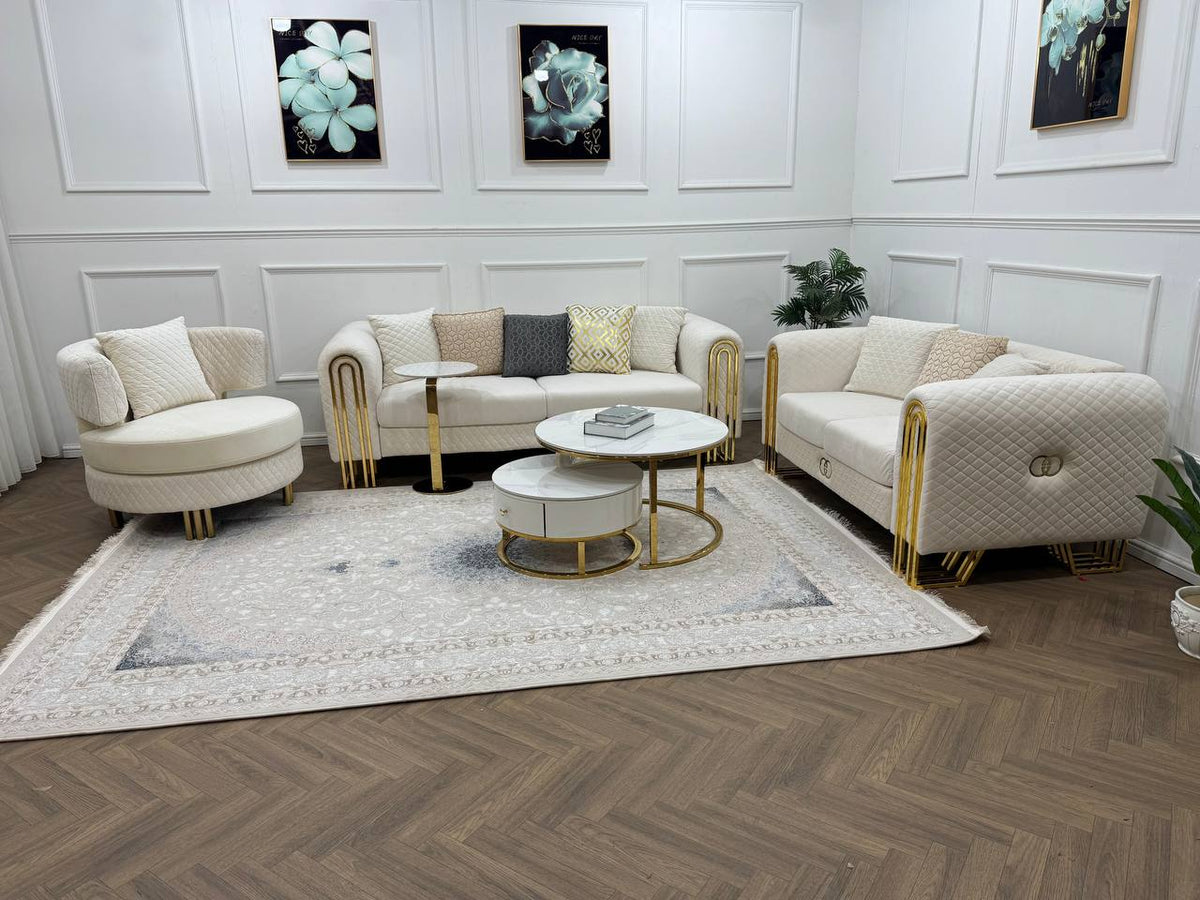 Lilac Luxury Sofa Set