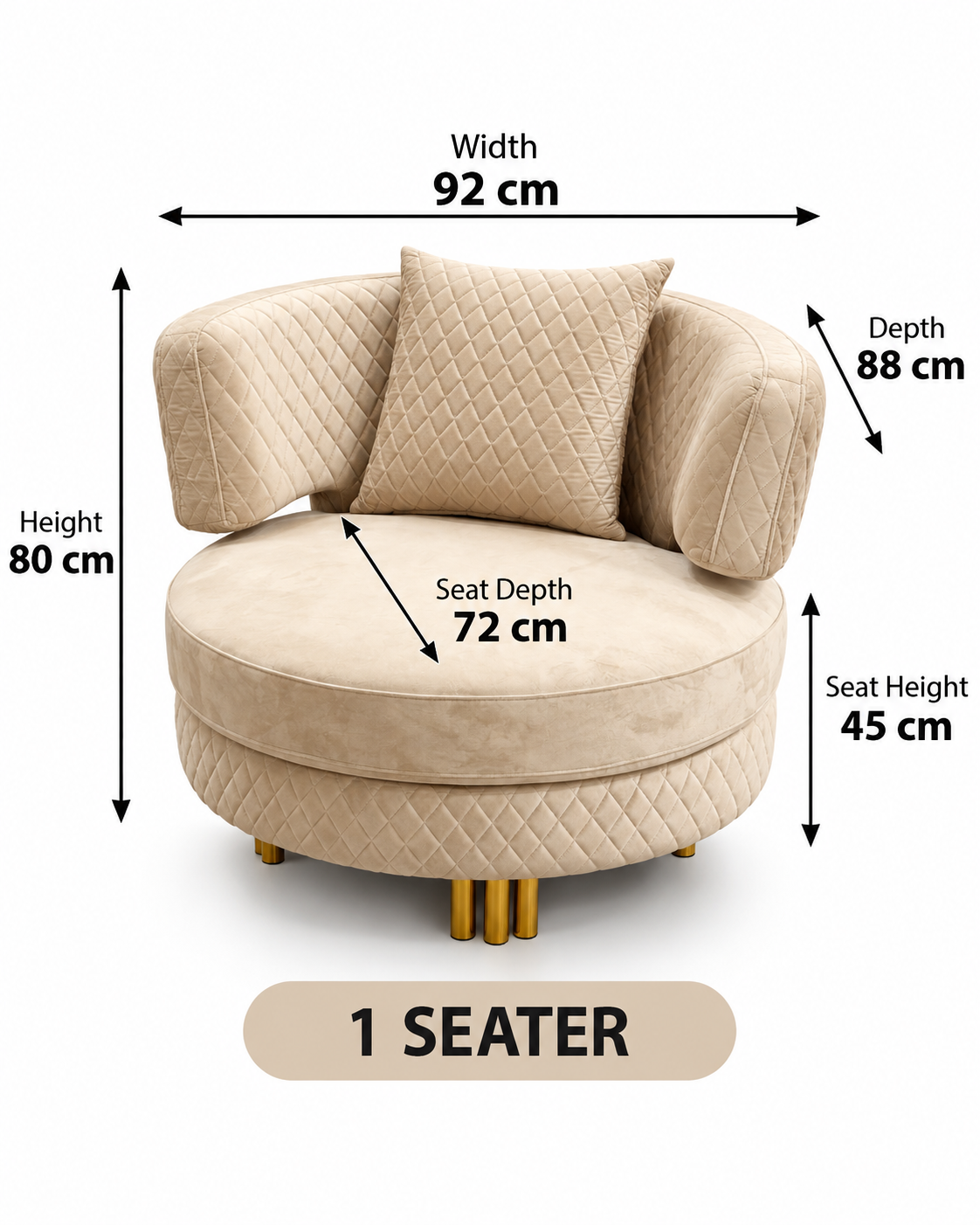 Lilac Luxury Sofa Set