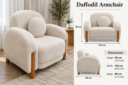 Daffodil Sofa Set – Modern 3+2+1 Living Room Sofa Collection