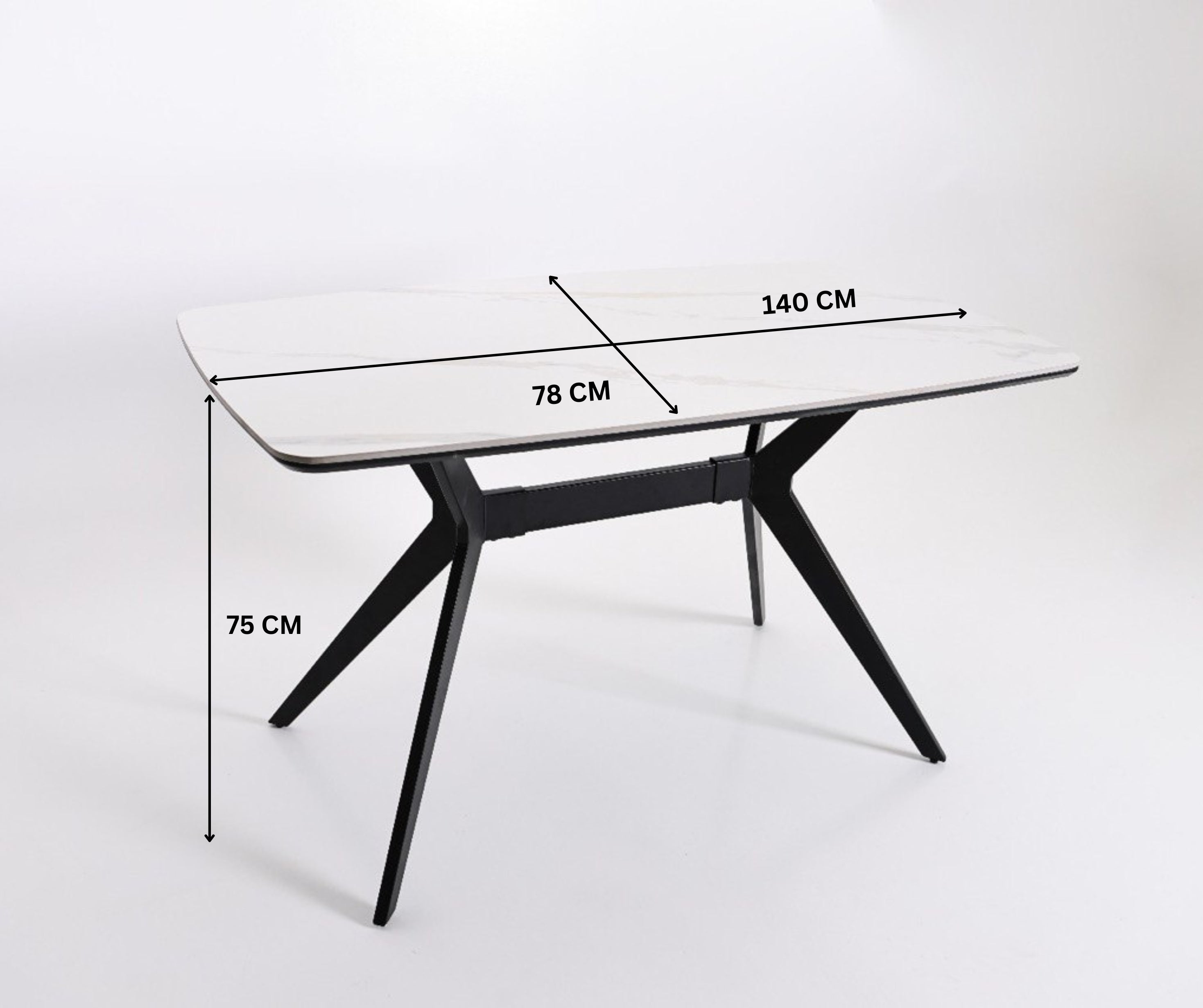 Q&amp;P Furniture Niva Dining Set with a sleek dining table and matching chairs, modern design for stylish dining rooms.